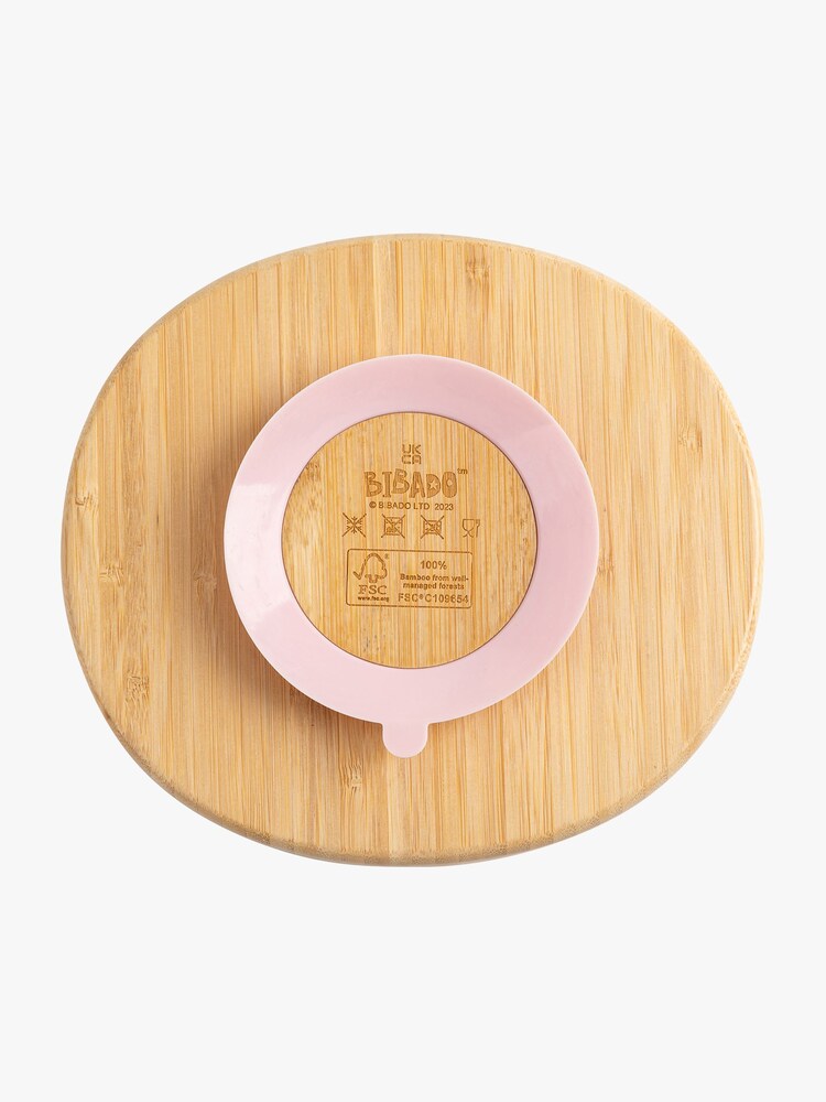 Bibado Viscose Suction Divider Plate: Blush - Image 2 of 6