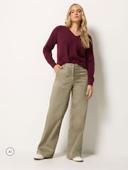 Коричневый - Широкие брюки карго Long Tall Sally - Изображение 1 6