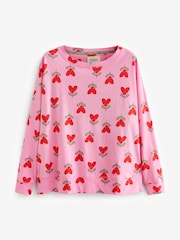 Pink Heart 100% Cotton Long Sleeve Pyjamas - Image 6 of 8