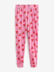 Pink Heart 100% Cotton Long Sleeve Pyjamas - Image 7 of 8