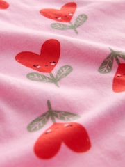 Pink Heart 100% Cotton Long Sleeve Pyjamas - Image 8 of 8