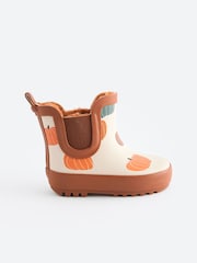 Orange Pumpkin Warm Lined Ankle Wellies - Image 1 of 5