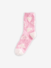Bath & Body Works Pink Bath & Body Works Fluffy Socks 2 Pack - Image 5 of 6