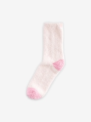 Bath & Body Works Pink Bath & Body Works Fluffy Socks 2 Pack - Image 6 of 6