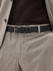 Black Leather Belt - Image 1 of 3
