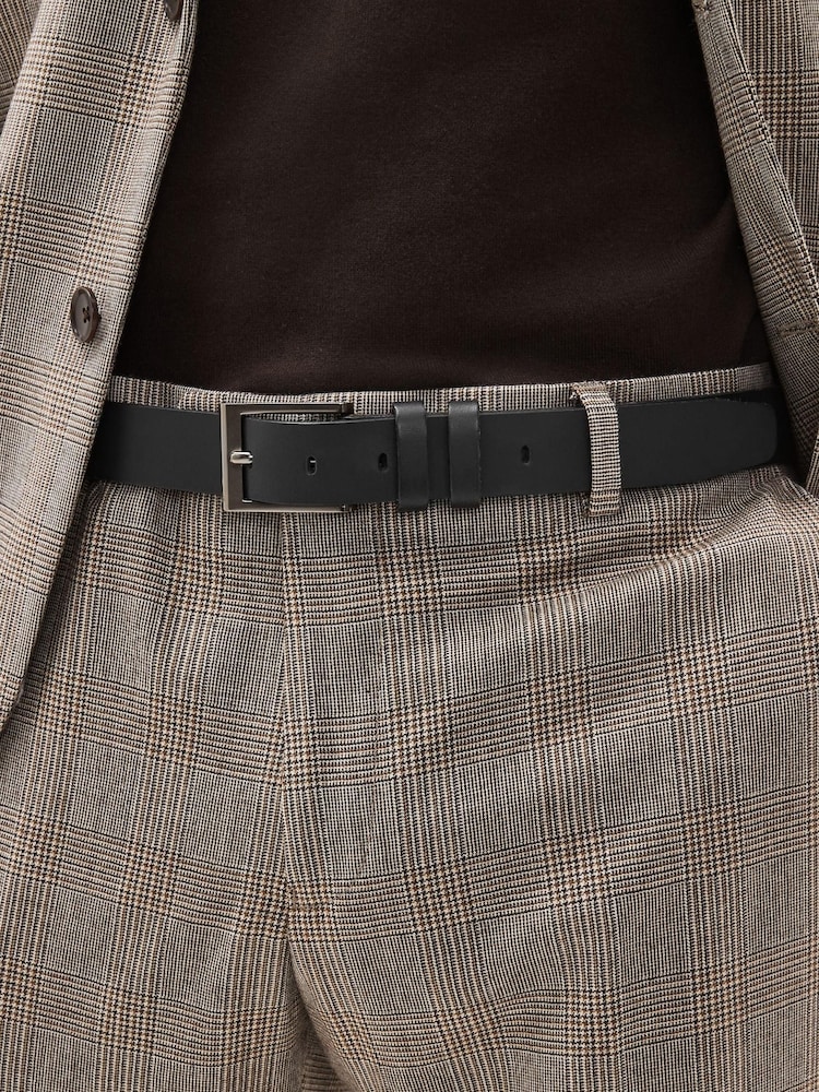 Black Leather Belt - Image 1 of 3