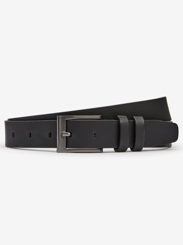 Black Leather Belt - Image 2 of 3 Black Leather Belt - Image 2 of 3