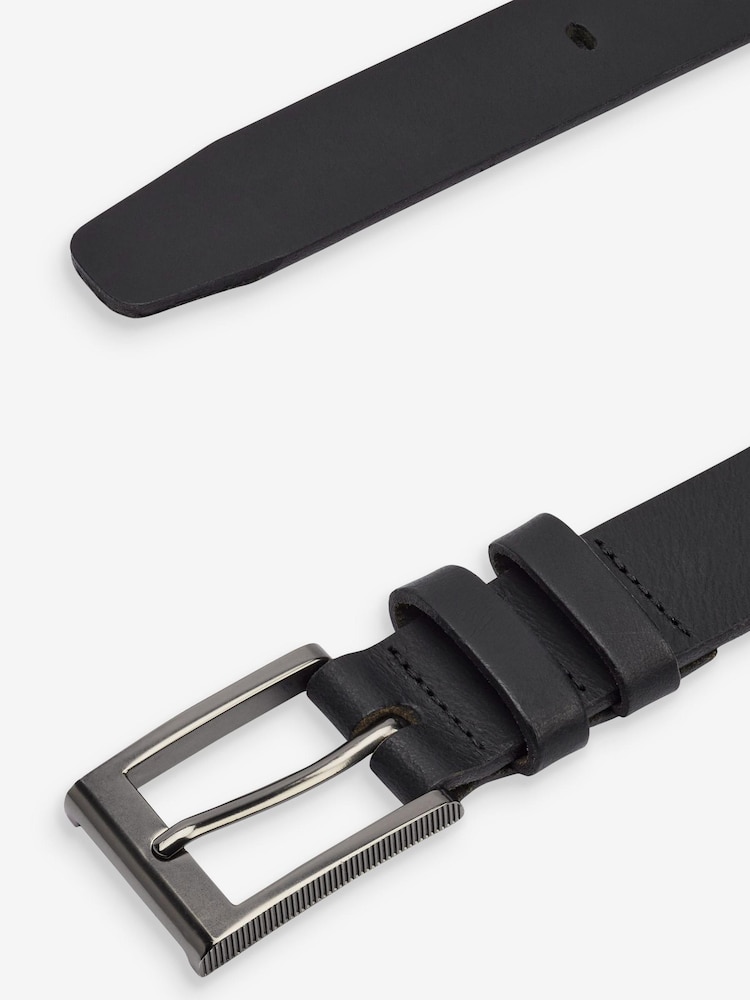 Black Leather Belt - Image 3 of 3