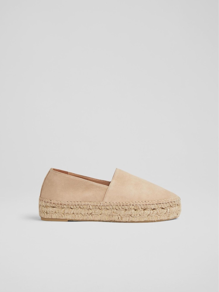 LK Bennett Talia Leather Flatform Espadrilles - Image 1 of 4 LK Bennett Talia Leather Flatform Espadrilles - Image 1 of 4