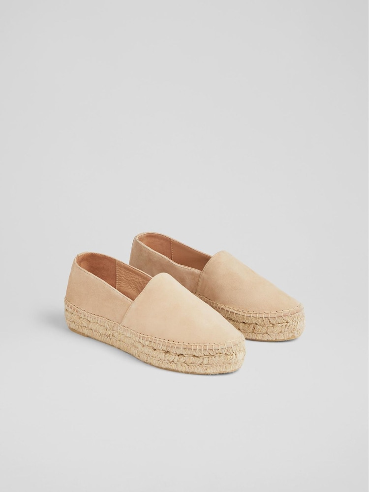 LK Bennett Talia Leather Flatform Espadrilles - Image 2 of 4 LK Bennett Talia Leather Flatform Espadrilles - Image 2 of 4