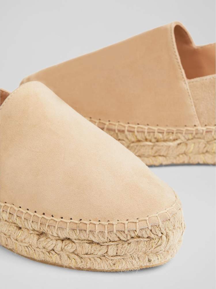 LK Bennett Talia Leather Flatform Espadrilles - Image 4 of 4 LK Bennett Talia Leather Flatform Espadrilles - Image 4 of 4