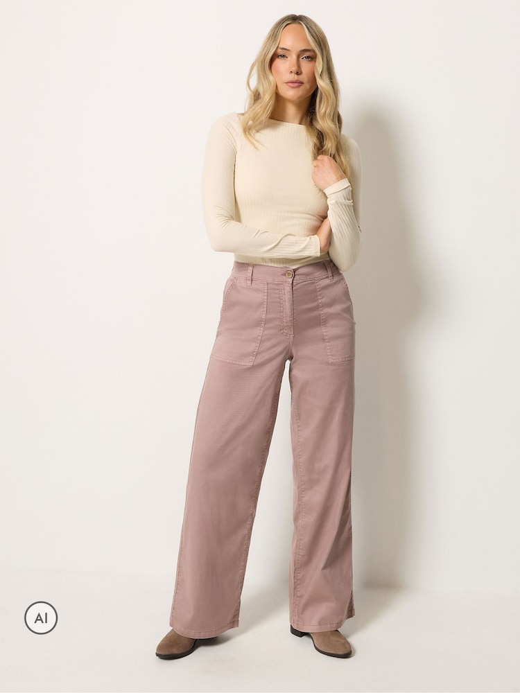 Розовый - Широкие брюки карго Long Tall Sally - Изображение 1 6