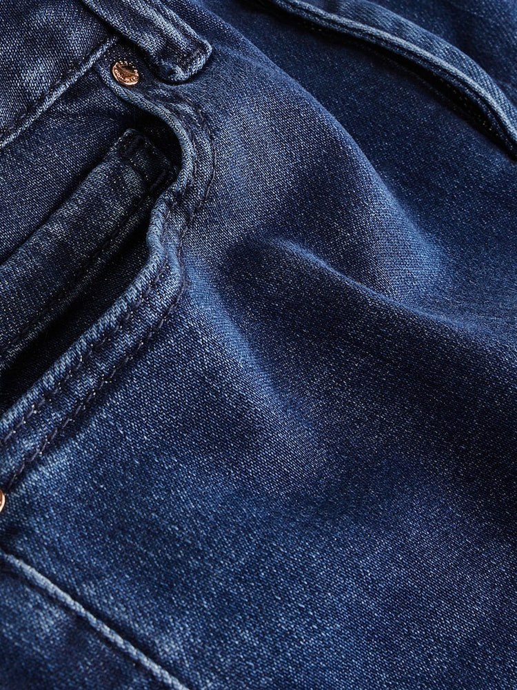 Inky Blue Stretch Flare Jeans - Image 7 of 7