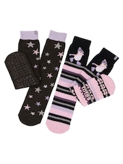 Totes Natural Ladies Original Slipper Socks (Twin Pack) - Image 1 of 5