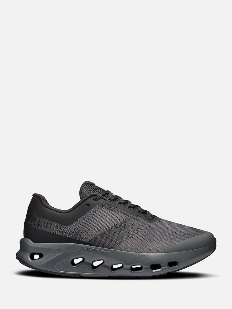 On Black Cloudsurfer Youth Running Trainers - Image 1 of 6 On Black Cloudsurfer Youth Running Trainers - Image 1 of 6