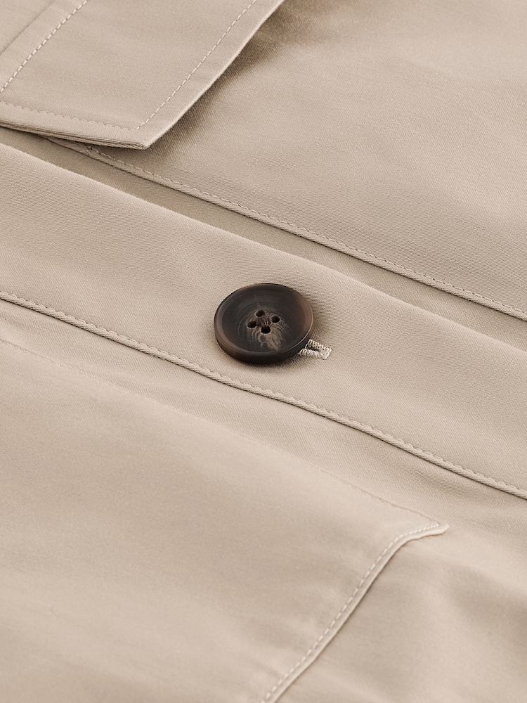Stone Utility Sleeveless 100% Cotton Jacket - Image 8 of 8