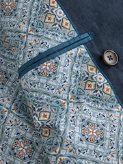 Marineblau/blau - Blazer aus Leinenmischung - Bild 11 von 12