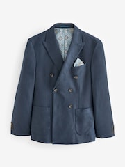Marineblau/blau - Blazer aus Leinenmischung - Bild 8 von 12