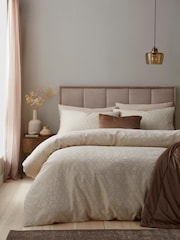 Appletree Natural Geo Jacquard Duvet Cover & Pillowcase Set - Image 4 of 4