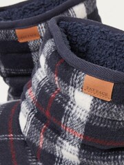 FatFace Blue Sussex Check Slippers Boots - Image 4 of 4