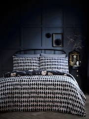 Fusion Black Gothic Skulls Duvet Cover & Pillowcase Set - Image 4 of 4