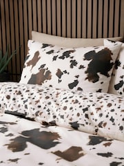Fusion Natural Cow Print Easy Care Duvet Cover & Pillowcase Set - Image 2 of 5