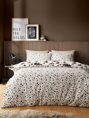 Fusion Natural Cow Print Easy Care Duvet Cover & Pillowcase Set - Image 4 of 5