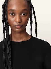 AllSaints Black Jas Jumper - Image 3 of 6