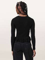 AllSaints Black Jas Jumper - Image 4 of 6