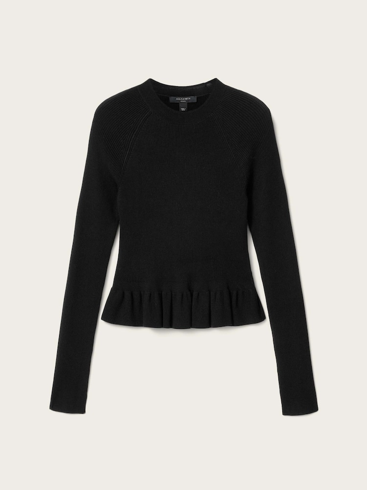 AllSaints Black Jas Jumper - Image 6 of 6 AllSaints Black Jas Jumper - Image 6 of 6