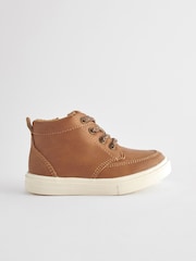 Tan Brown Wide Fit (G) Warm Lined Chukka Boots - Image 2 of 5