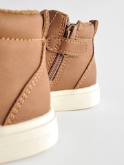 Tan Brown Wide Fit (G) Warm Lined Chukka Boots - Image 4 of 5