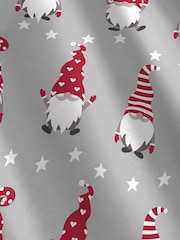 Fusion Silver Christmas Gnome Duvet Cover & Pillowcase Set - Image 3 of 3