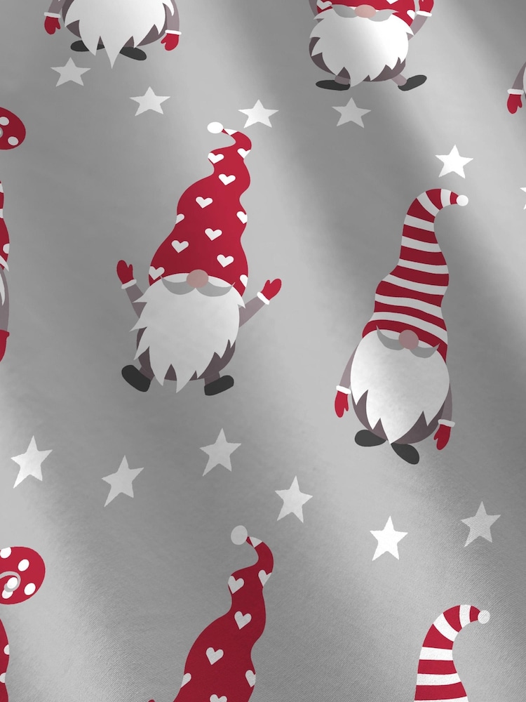 Fusion Silver Christmas Gnome Duvet Cover & Pillowcase Set - Image 3 of 3