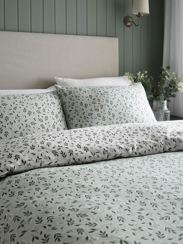 Dreams & Drapes Falling Leaf Duvet Cover & Pillowcase Set - Attēls 2 no 4