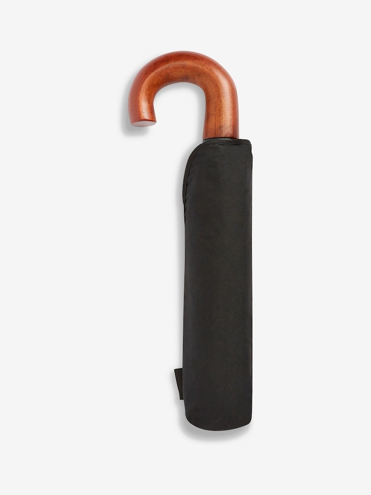 Black Wooden Handle Umbrella - Image 3 of 3