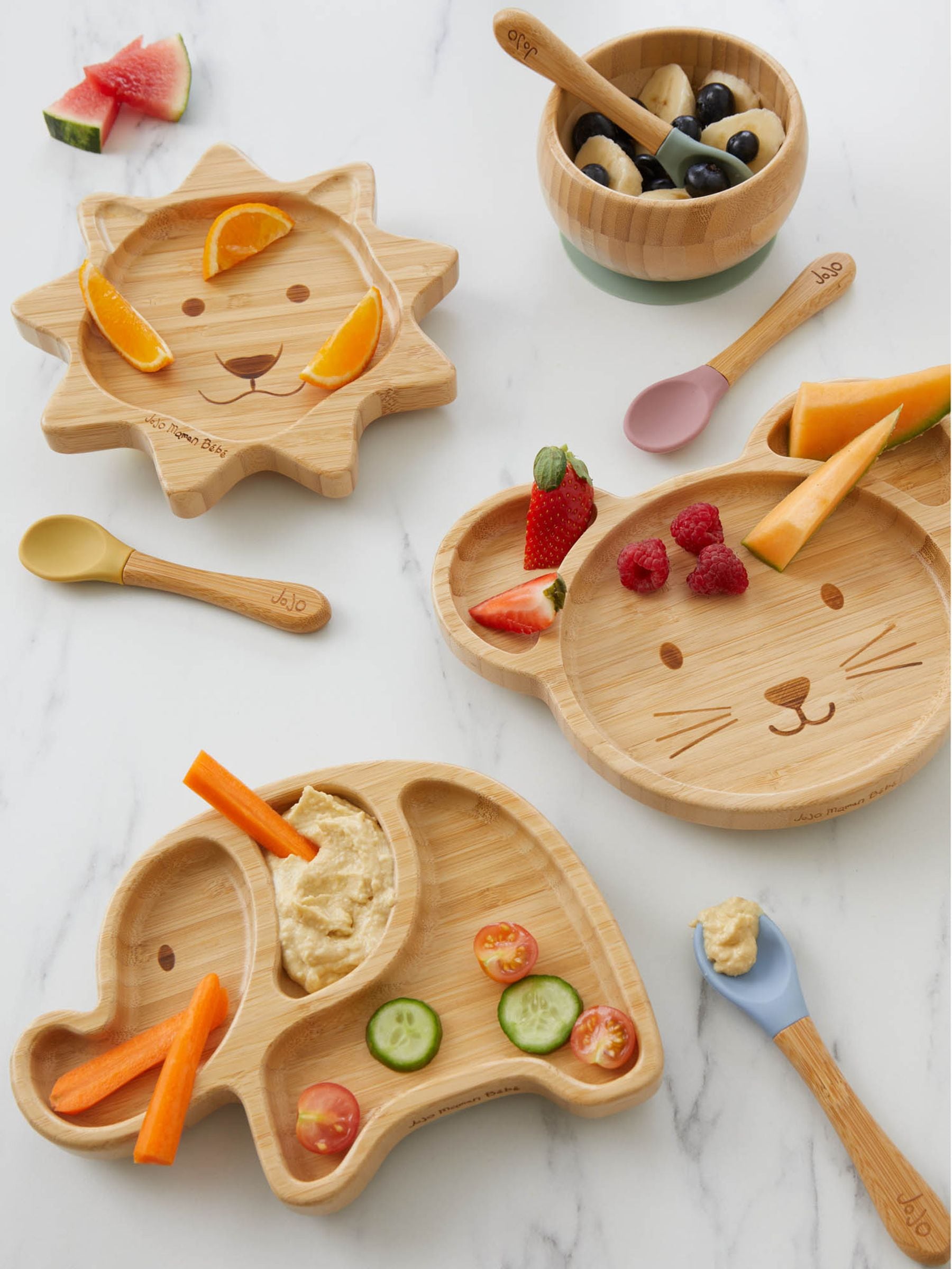 Elephant Suction Plate & Spoon Set