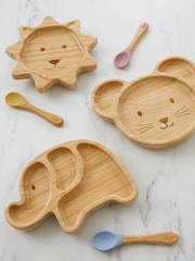 JoJo Maman Bébé Elephant Suction Plate & Spoon Set - Image 4 of 6
