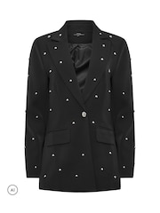 Star by Julien MacDonald Black Studded Blazer - Image 3 of 4
