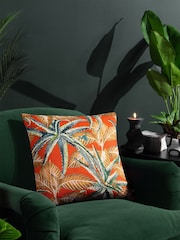 Wylder Orange Ebon Wilds Jahi Jungle Botanic Cushion - Image 1 of 5