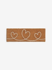Grey Braided Heart Doormat - Image 4 of 4