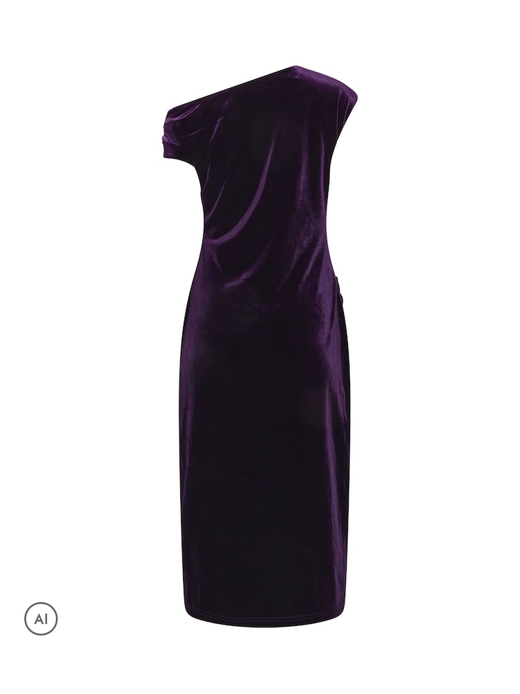 Vestido drapeado de terciopelo de Star by Julien MacDonald - Imagen 4 de 4 Vestido drapeado de terciopelo de Star by Julien MacDonald - Imagen 4 de 4