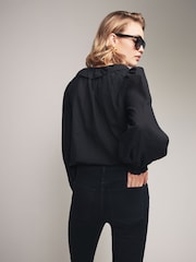The Set Black/White 2 Pack Voile 100% Cotton Blouses - Image 10 of 13
