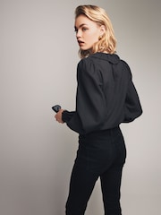 The Set Black/White 2 Pack Voile 100% Cotton Blouses - Image 11 of 13