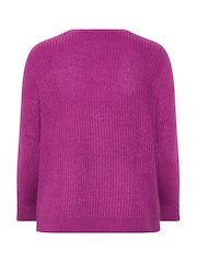 Yours Curve Sidoknapp Stickad Jumper - Bild 6 av 6