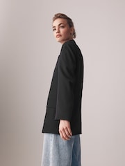 The Set Black Relaxed Blazer - Image 4 of 7