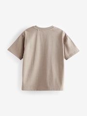 Бежевый с чикаго - Relaxed Fit Short Sleeve Graphic Print T-Shirt (3-16yrs) - Image 2 of 3