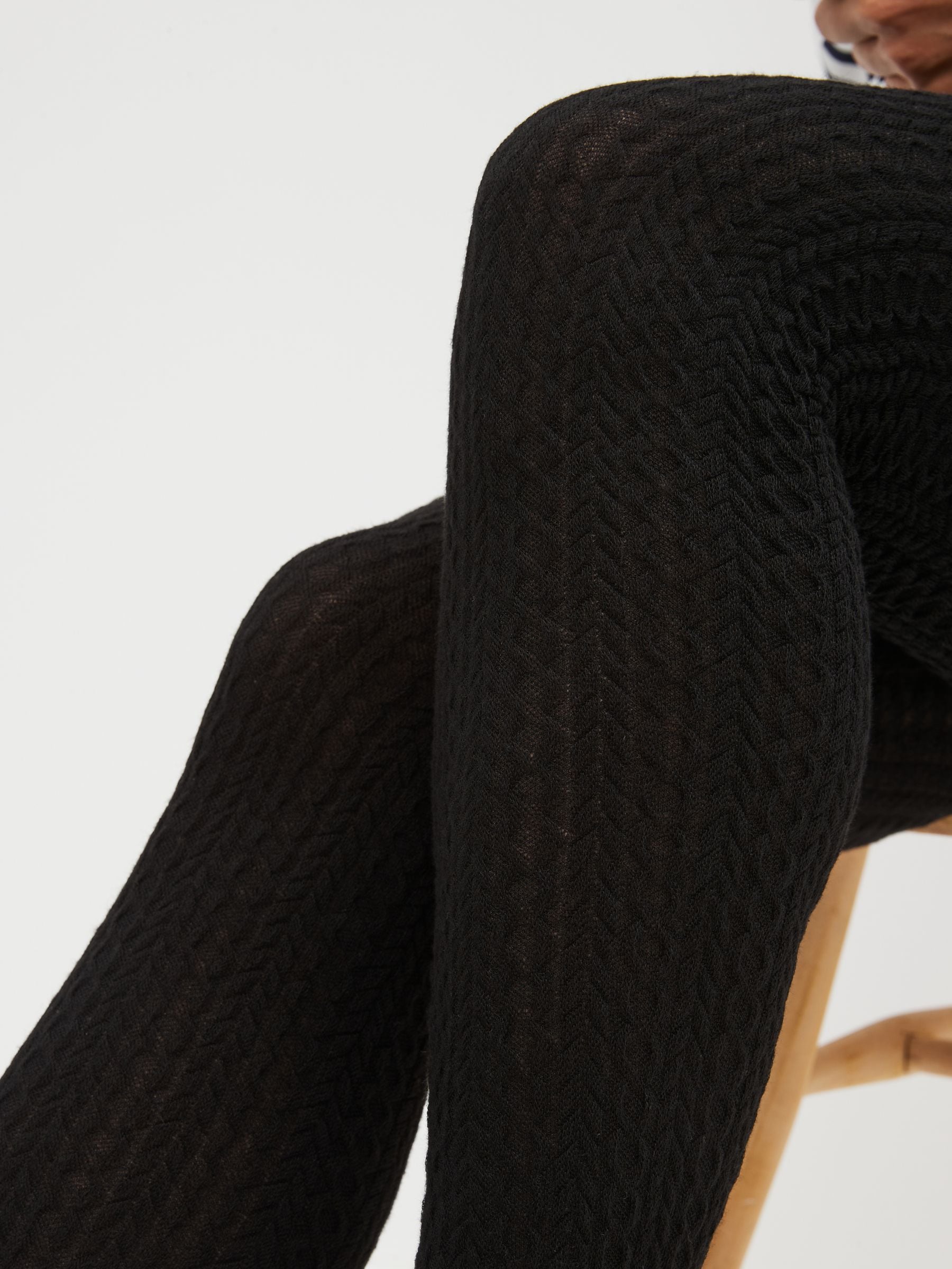 Buy Black Knitted Tights 1 Pack from Next Ireland