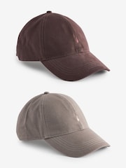 Brown/Neutral Caps 2 Pack - Image 1 of 6