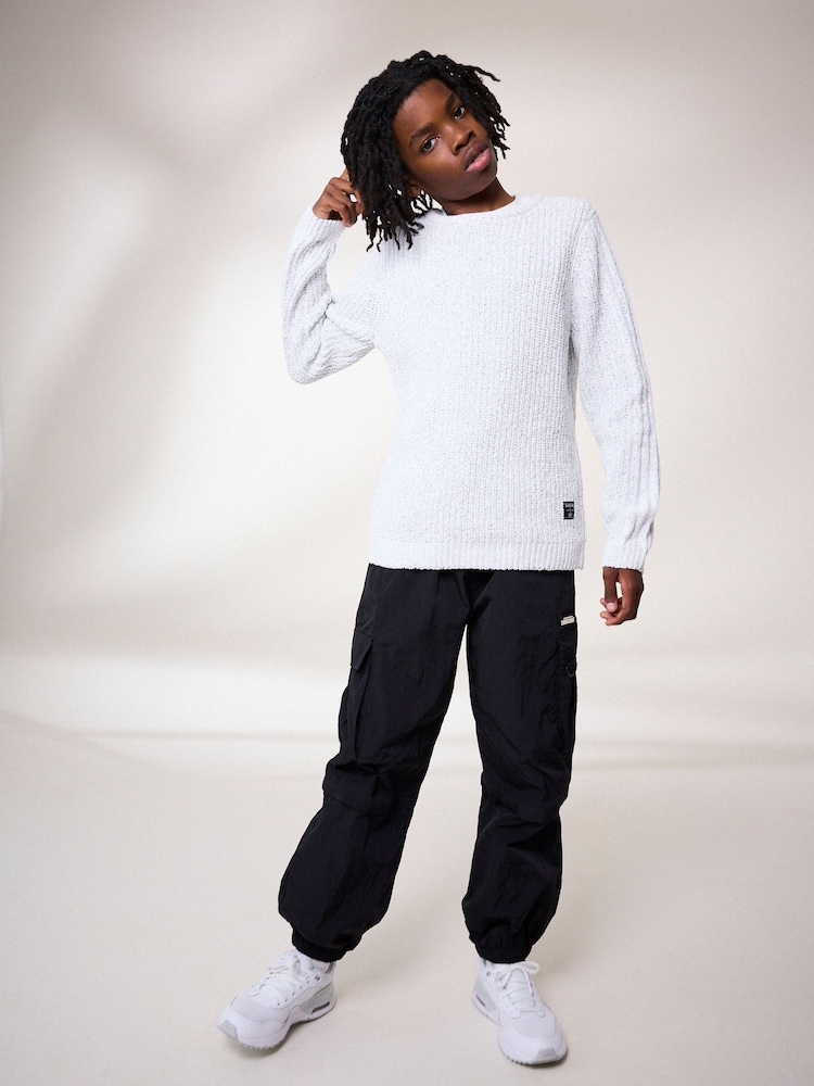 Ecru Utility Crew Neck Jumper (3-16yrs) - Image 2 of 10